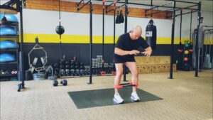 How to do Alternating Mini Band Lateral Walks. 1 of over 100 exercises in our FREE Exercise Library by USMC Veteran & Personal Trainer Marine Miguel.