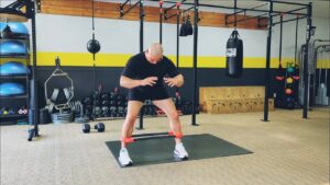 How to do Single Side Mini Band Lateral Walks.﻿ 1 of over 100 exercises in our FREE Exercise Library by USMC Veteran & Personal Trainer Marine Miguel.