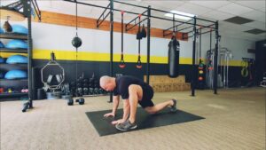 How to do Spiderman Lunge up/downs. 1 of over 100 exercises in our FREE Exercise Library by USMC Veteran & Personal Trainer Marine Miguel.