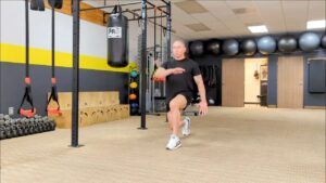 How to do Walking Lunges. 1 of over 100 exercises in our FREE Exercise Library by USMC Veteran & Personal Trainer Marine Miguel.